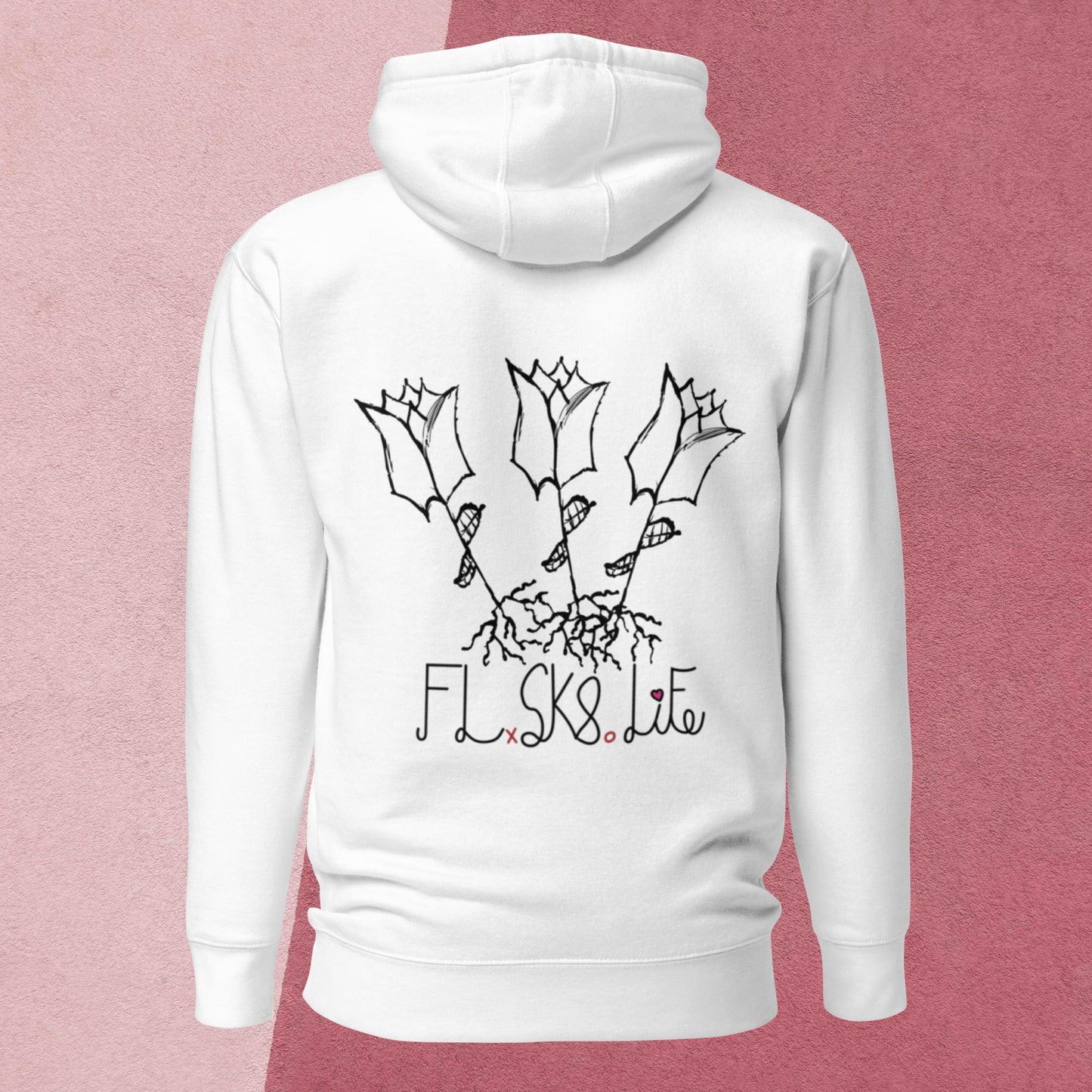 Fl.Sk8.Life Heart Hoodie